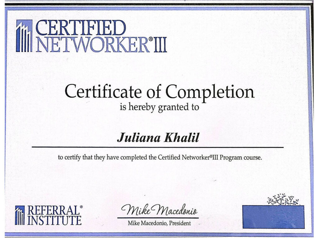 Certified Networker III